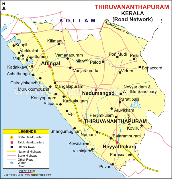 Thiruvananthapuram District Information Trivandrum District