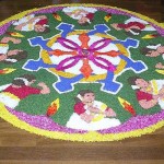 Onam Pookalam Flower Carpet